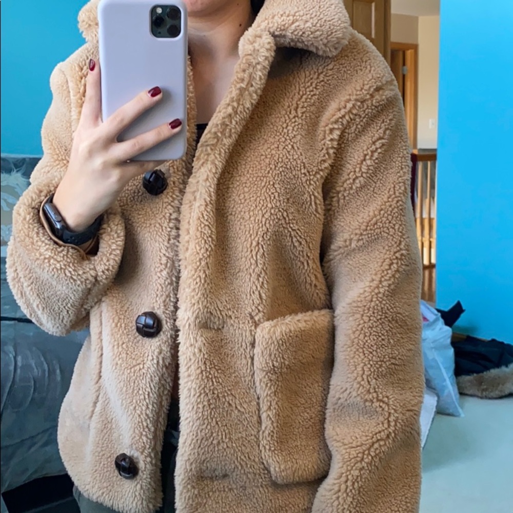 Philosophy teddy coat